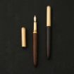 Luxury Black Wood Fountain Pen - School Office Writing Ink Stationery Gift - 5
