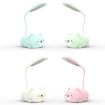 Pink Cartoon Cat LED Reading Lamp - Eye Protection, USB Rechargeable - 3