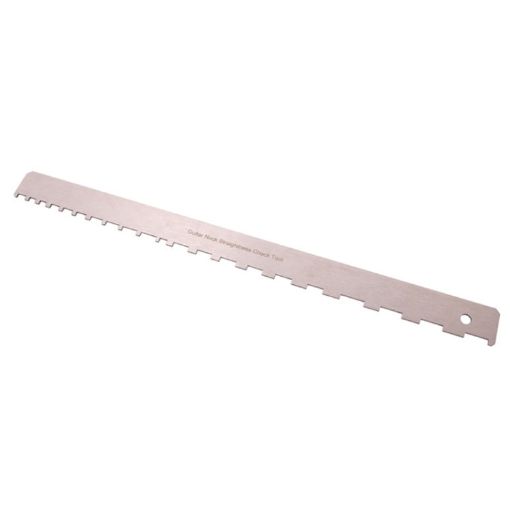 GNR2 Stainless Steel Bass Guitar Neck Ruler, Single Teeth Style - 1
