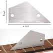 GNR2 Stainless Steel Bass Guitar Neck Ruler, Single Teeth Style - 3