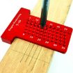 T260 Woodworking T-Shaped Hole Marking Ruler - Precision Tool - 5