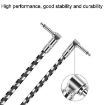 1m Guitar Cable 6.35mm TS Elbow Head Oxygen-Free Copper Core 2-Core - 3