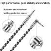 1m Guitar Cable 6.35mm TS Oxygen-Free Copper Core with Elbow & Straight Head - 3