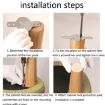 18cm Solid Wood Vertical Sofa Table Leg Cabinet Foot Chair Pad - 6