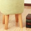 Solid Wood Tilt Sofa Table Leg 8cm Cabinet Chair Foot Pad Wood Color - 8