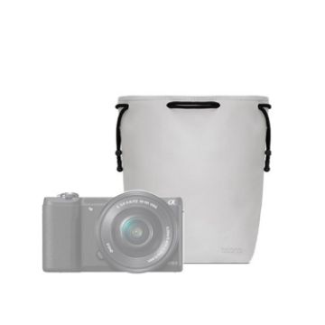 Baona Small Gray Camera Bag Lens Drawstring Pouch - 1