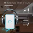 CACAZI A78 Wireless Doorbell, Long-Distance Remote, EU Plug, Black - 5