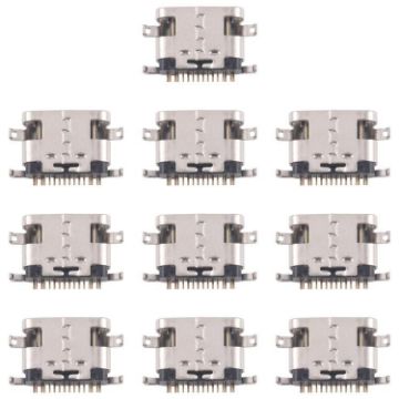10pcs Original 12 Pin Charging Port Connector, Model: Upper Corner - 1