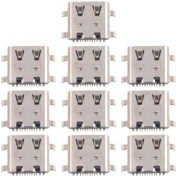 10pcs Original 12 Pin Charging Port Connector, Model: 4 Pin Non-Spring - 1