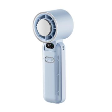 Compact RD21 Blue Folding Handheld Cooling Fan - 1