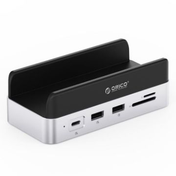 ORICO VSP10 Mini Dock 4TB Storage Holder for Mac Mini 2024 - Silver - 1