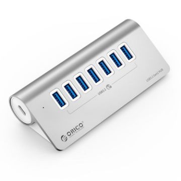 ORICO M3U7-G2 7-in-1 Type-C to USB 3.2 Docking Hub - Silver - 1