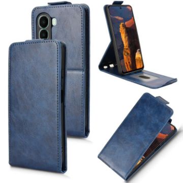 itel A95 5G Magnetic Flip Leather Phone Case with Buckle - Blue - 1