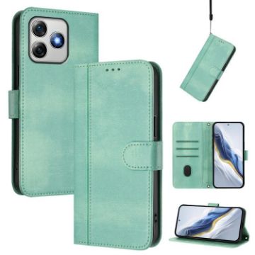 Ulefone Note 18 Ultra/Pro Retro Leather Phone Case - Mint Green - 1