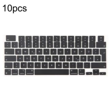 German Keycaps for MacBook A2442 A2485 A2779 A2780 A2991 A2992 10pcs UK - 1