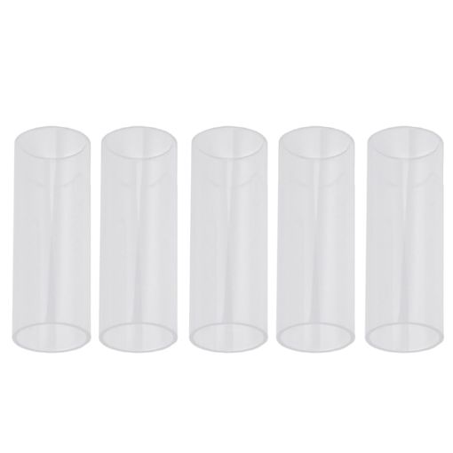 5PCS Transparent Acrylic Guitar Slide Tube, 51mm Folk Slide Block - 1