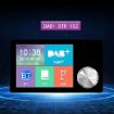 Car DAB+ Digital Receiver, 2.8" Color Screen, FM Forwarding, AUX Output - 5