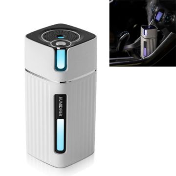 Portable USB Humidifier & Air Purifier - Mute, Colorful, White for Home/Car - 1
