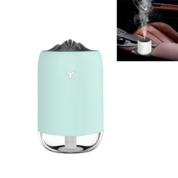 Portable Car Humidifier & Night Light USB Aroma Diffuser - Turquoise - 1