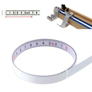 2m Self-adhesive Sticky Scale Steel Ruler with Glue Tape Measure - 1