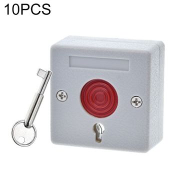 10 PCS NC NO Signal Security Alarm Panic Button Fire Emergency Switch - 1