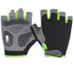 Cycling Shock Absorbing Anti-Slip Half-Finger Gloves, Size L (Black+Green) - 2