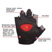 Unisex Fitness Gloves - Gym, Cycling, Yoga, Antiskid, Half Finger, M, Gray - 5