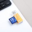 Gold Multi in 1 Memory SD Card Reader for MS Pro Duo, Micro SD, TF, M2, MMC, SDHC - 4