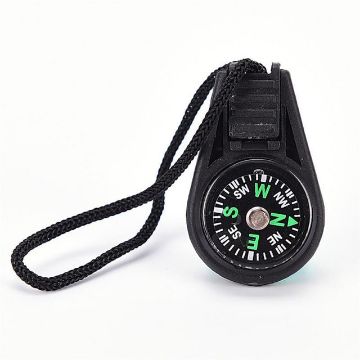 10 PCS Mini Compass Key Chain - Outdoor Camping Hiking Survival Tool - 1