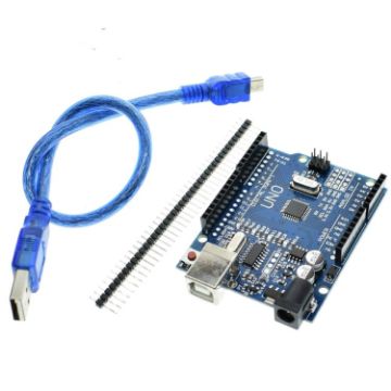 UNO R3 CH340G Development Board + 30cm USB Cable - Improved Version - 1