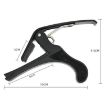 Blue Plastic Guitar Capo for 6 String Acoustic & Electric Guitars - 3