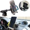 3 in 1 Blue Car Phone Holder - Air Outlet & Suction Cup Mount - 8