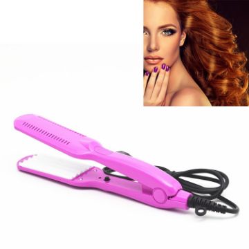 220V Professional Ceramic Corrugated Curling Iron - Rose Red - 1