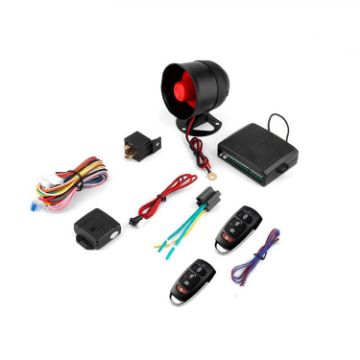 2 Set 12V One-Way Car Anti-Theft Alarm Safety Modification Supplies - 1