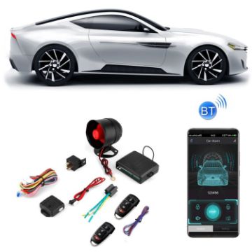 2 Set One-Way Car Anti-Theft Alarm with Mobile Phone APP Control - 1