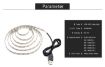 USB Power SMD 2835 Epoxy LED Strip Light 1m White for TV Decor - 7