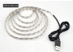USB Power SMD 2835 Epoxy LED Strip Light 1m White for TV Decor - 9