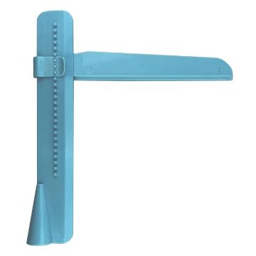 Adjustable Blue Cake Scraper Smoother Fondant Spatulas Edge Cream Tool - 1