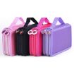 Square Two-Layer 35-Hole Sketch Colorful Lead Stationery Bag - Black - 2