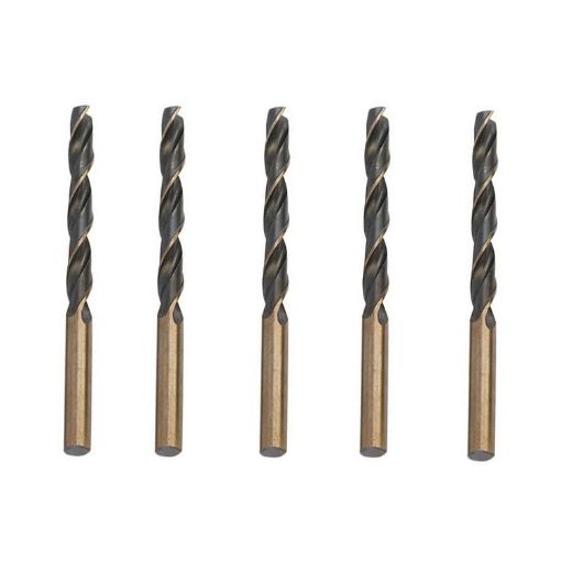 5 PCS 13mm 4341 HSS Black Yellow Twist Drill Steel Plate - 1