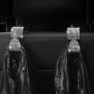 Red Diamond Car Rear Seat Hooks - 3 PCS Multi-Function, Diamond-Studded - 6