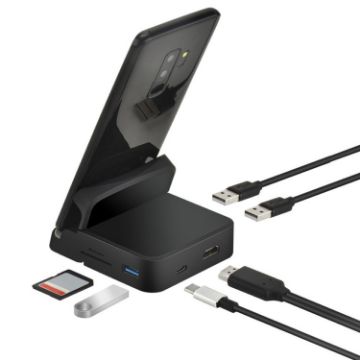 7-in-1 USB-C Hub: 2 USB 2.0, USB 3.0, 4K HDMI, SD/TF, PD Charging - 1