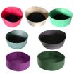 40L Black Felt Planting Barrel - 50x20cm Non-Woven Seedling Bag - 2