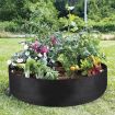 40L Black Felt Planting Barrel - 50x20cm Non-Woven Seedling Bag - 7