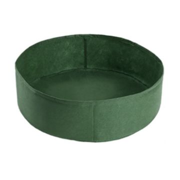 127x30cm 380L Green Felt Planting Barrel Indoor Outdoor Seedling Bag - 1