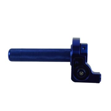 Blue CNC Handle Throttle Clamp Hand Grip for Off-Road Motorcycle - 1
