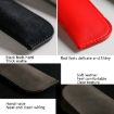 Brown Leather Pencil Bag - Simple Portable PU Stationery Protective Shell - 5