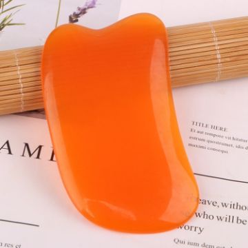 Resin Yellow Ingot Board Massage Facial Stick Acupuncture Pen - 1