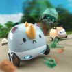 Cute Puppy Pull Back Car Toy - Mini Puzzle Inertia Car for Kids - 3
