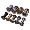 2 PCS Security Door Cat Eye HD Lens 200 Wide-Angle 26mm Red Bronze - 2